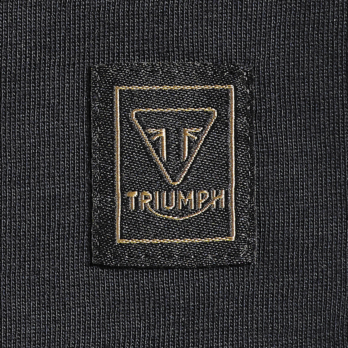 Orford Union Jack Logo T-shirt in Black | Casual Clothing